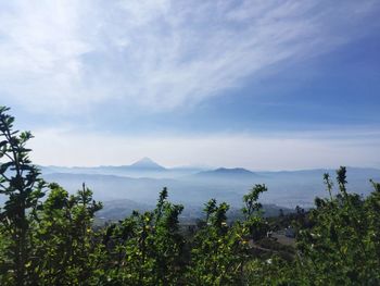 Scenic view of landscape against sky