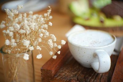 Close-up of drink on table