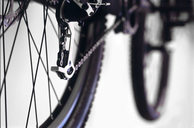 Person riding bicycle on road