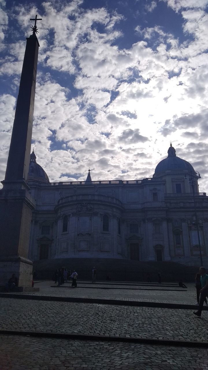 LOW ANGLE VIEW OF A BUILDING