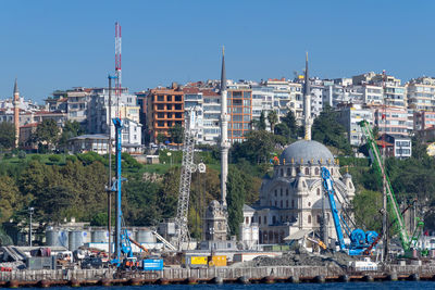 Panoramic view of buildings in city