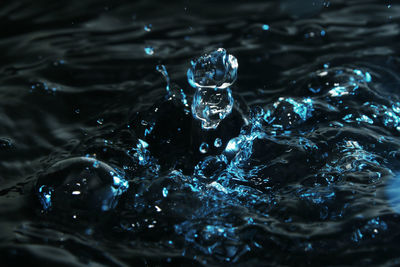 Close-up of water splashing