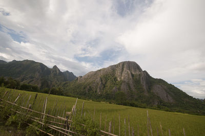 Scenic view of landscape against sky