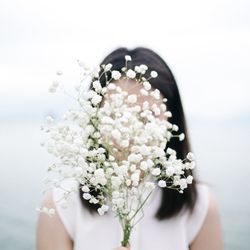 Close-up of white flowers