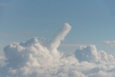 Low angle view of clouds in sky