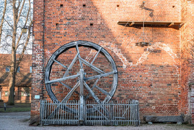 Close-up of old building