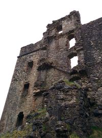 Low angle view of old ruin