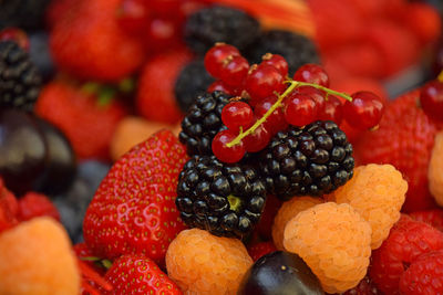 Full frame shot of fruits