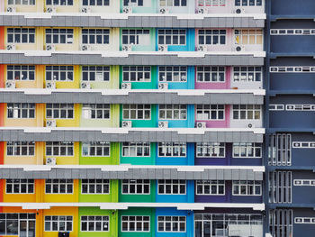 Full frame shot of residential building