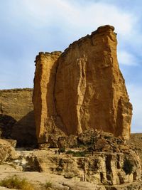 View of rock formations