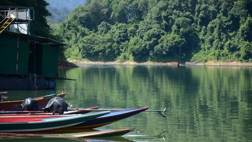 Boats in a lake