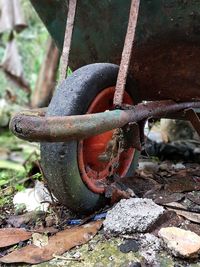 Close-up of rusty metal