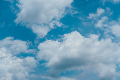 Low angle view of clouds in sky