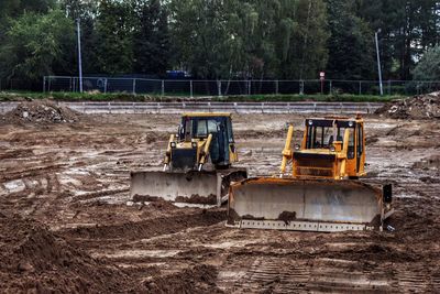 View of construction site