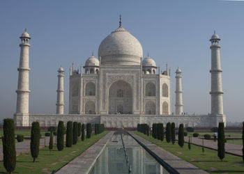 View of historical building against clear sky