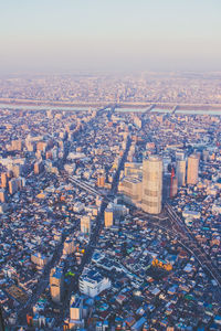 Aerial view of cityscape