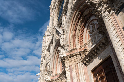 Low angle view of building against sky