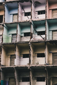 Low angle view of old building