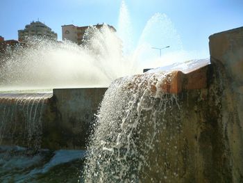 View of fountain