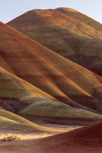 Scenic view of desert against sky