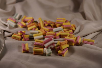 Close-up of multi colored candies