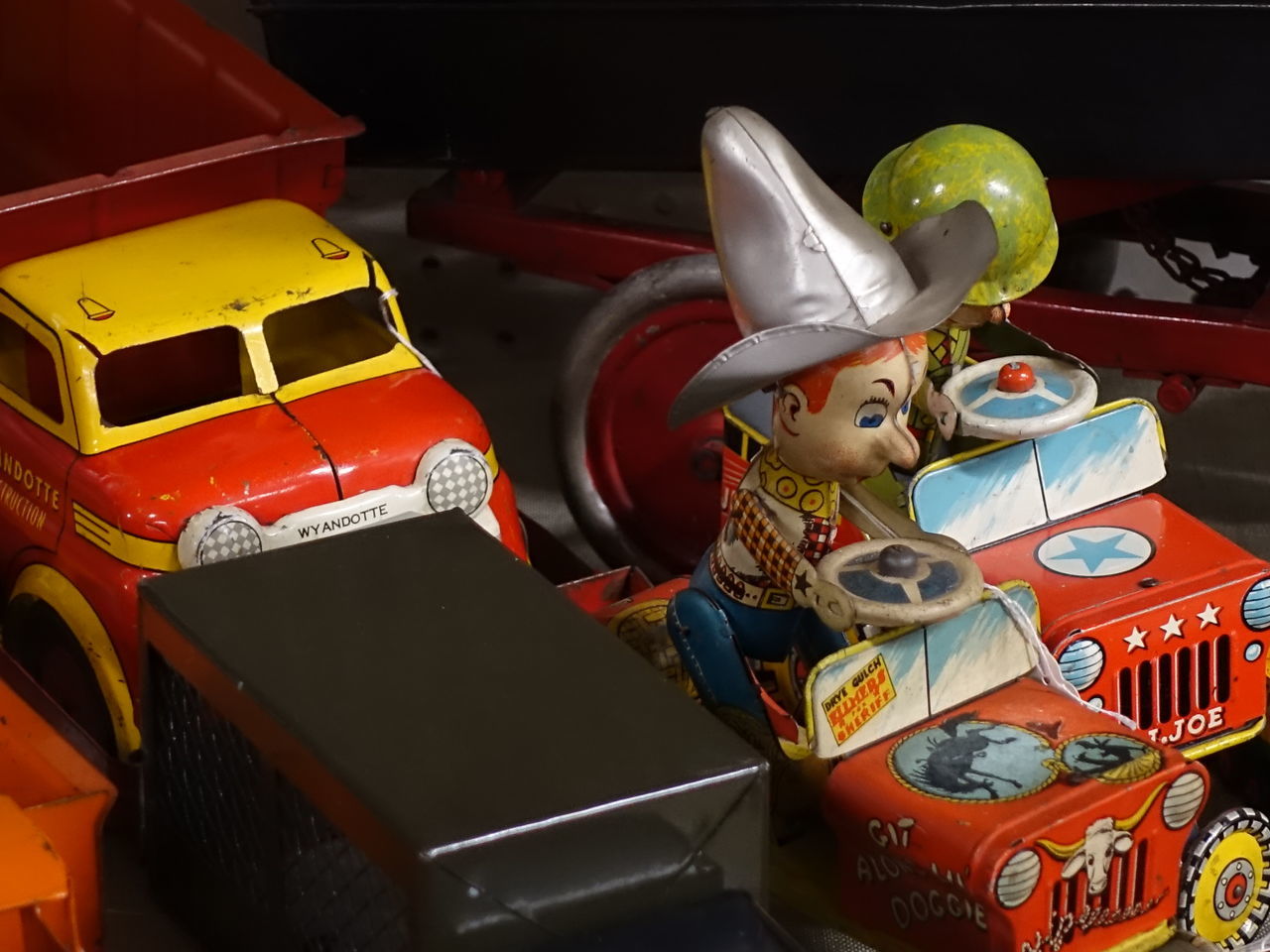 Vintage Toy Trucks and Cars