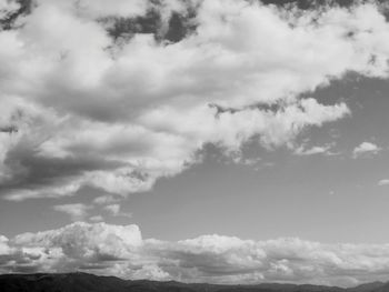 Low angle view of clouds in sky