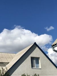 Low angle view of building against sky