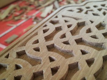 Close-up of christmas ornaments