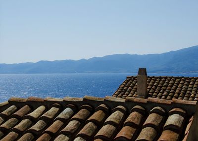 Scenic view of mountain range