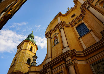 Low angle view of cathedral against sky