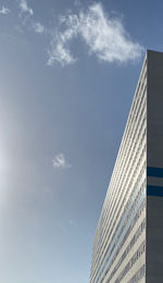 Low angle view of buildings against sky