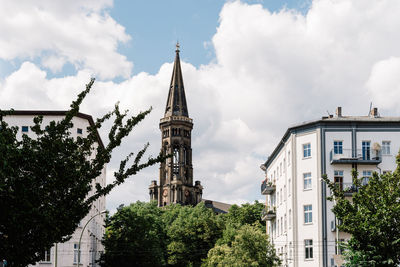 The tower of zion church in scheunenviertel quarter, in berlin mitte