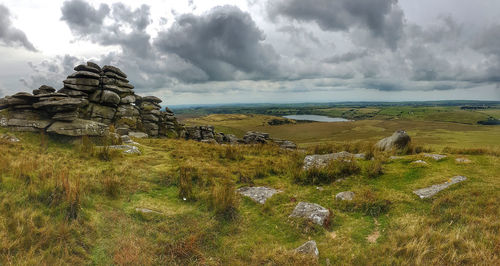 Scenic view of landscape against sky