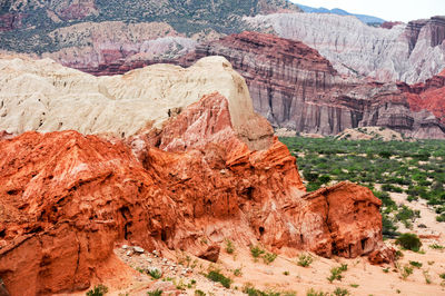 Rock formations in a desert