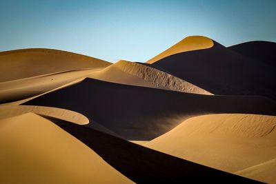 Low angle view of a desert