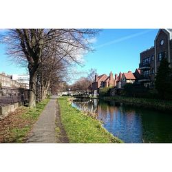 Canal along buildings