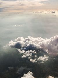 Low angle view of clouds in sky