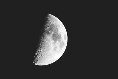 Close-up of moon against sky at night