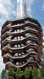 Low angle view of building against sky