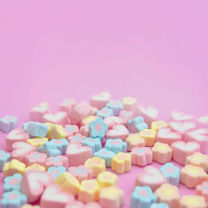 Close-up of multi colored candies