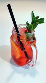 Close-up of drink on table