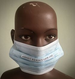 Close-up portrait of a mid adult man