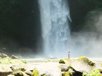 View of waterfall