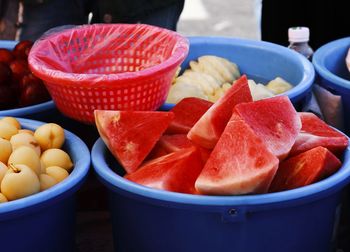 Close-up of fruits in bowl