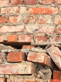 Full frame shot of brick wall