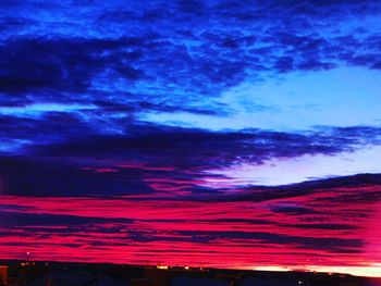 Scenic view of dramatic sky