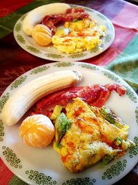 Close-up of served food