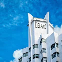 Low angle view of building against sky