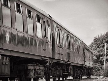 Train on railroad track